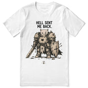 Hell Sent Me Back Cat T-Shirt