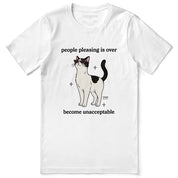 Stop Pleasing Cat T-Shirt