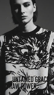 Sudden Attack Knitted Sweatshirt