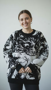 Sudden Attack Knitted Sweatshirt