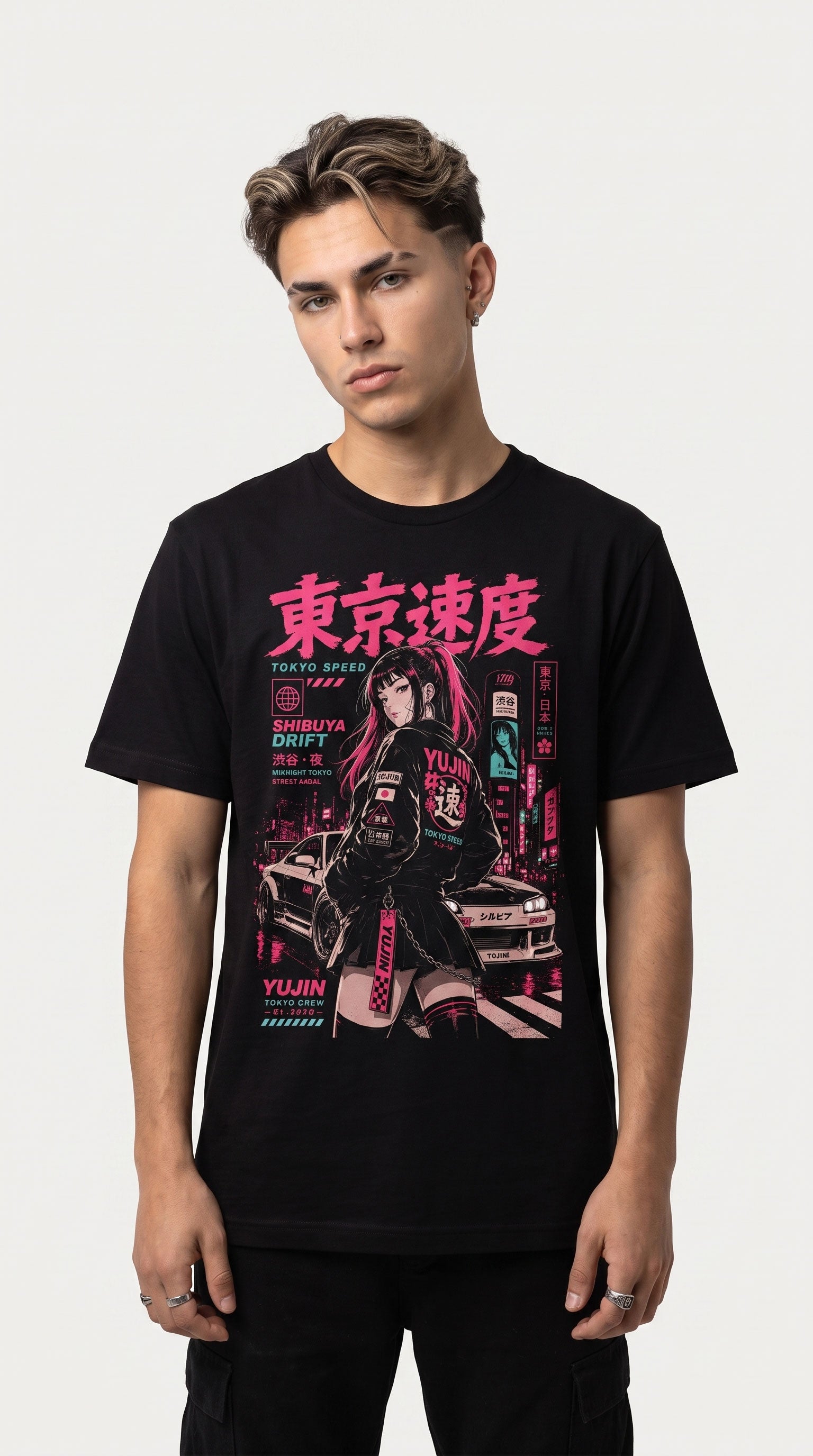 Shibuya Drift Car T-Shirt