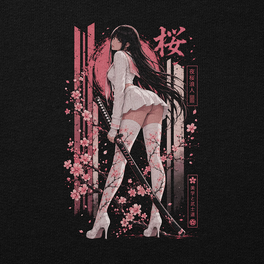 Night Sakura Ronin Hoodie