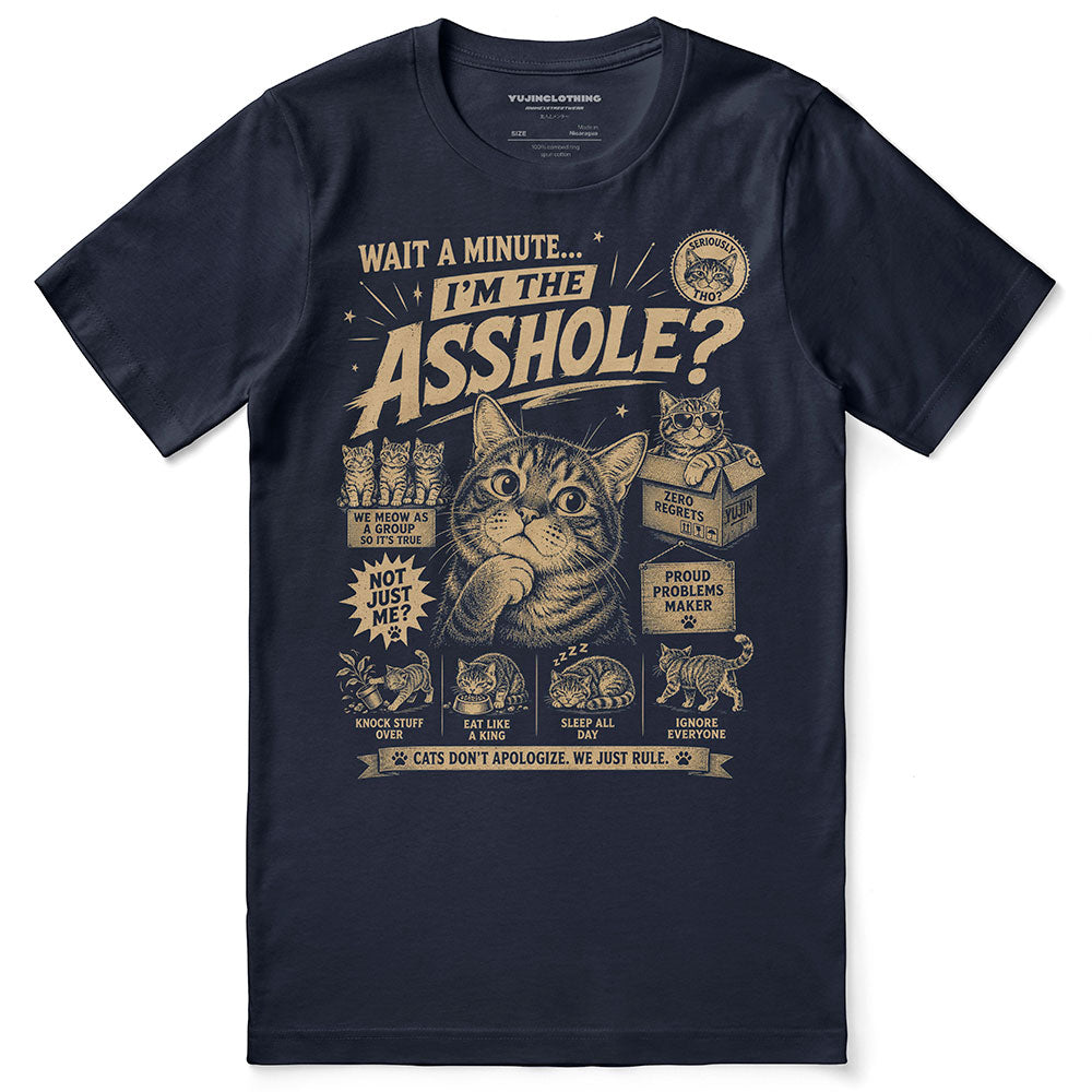Wait A Minute Cat T-Shirt