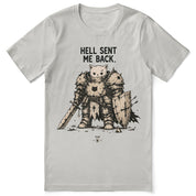 Hell Sent Me Back Cat T-Shirt