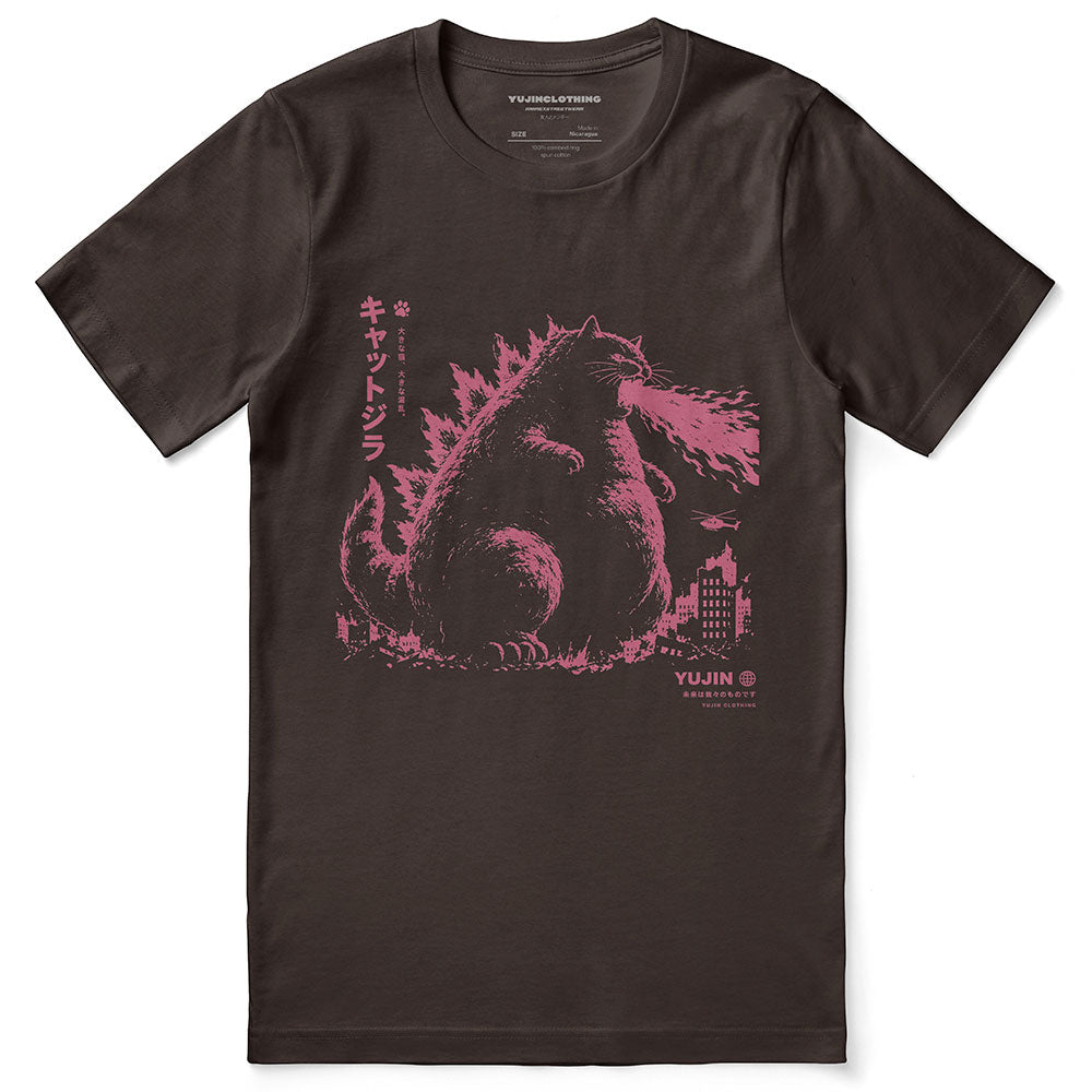 Chonky Catzilla Cat T-Shirt