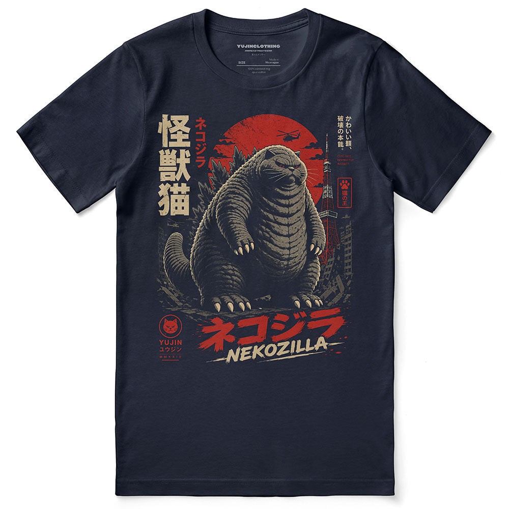 Nekozilla Cat T-Shirt