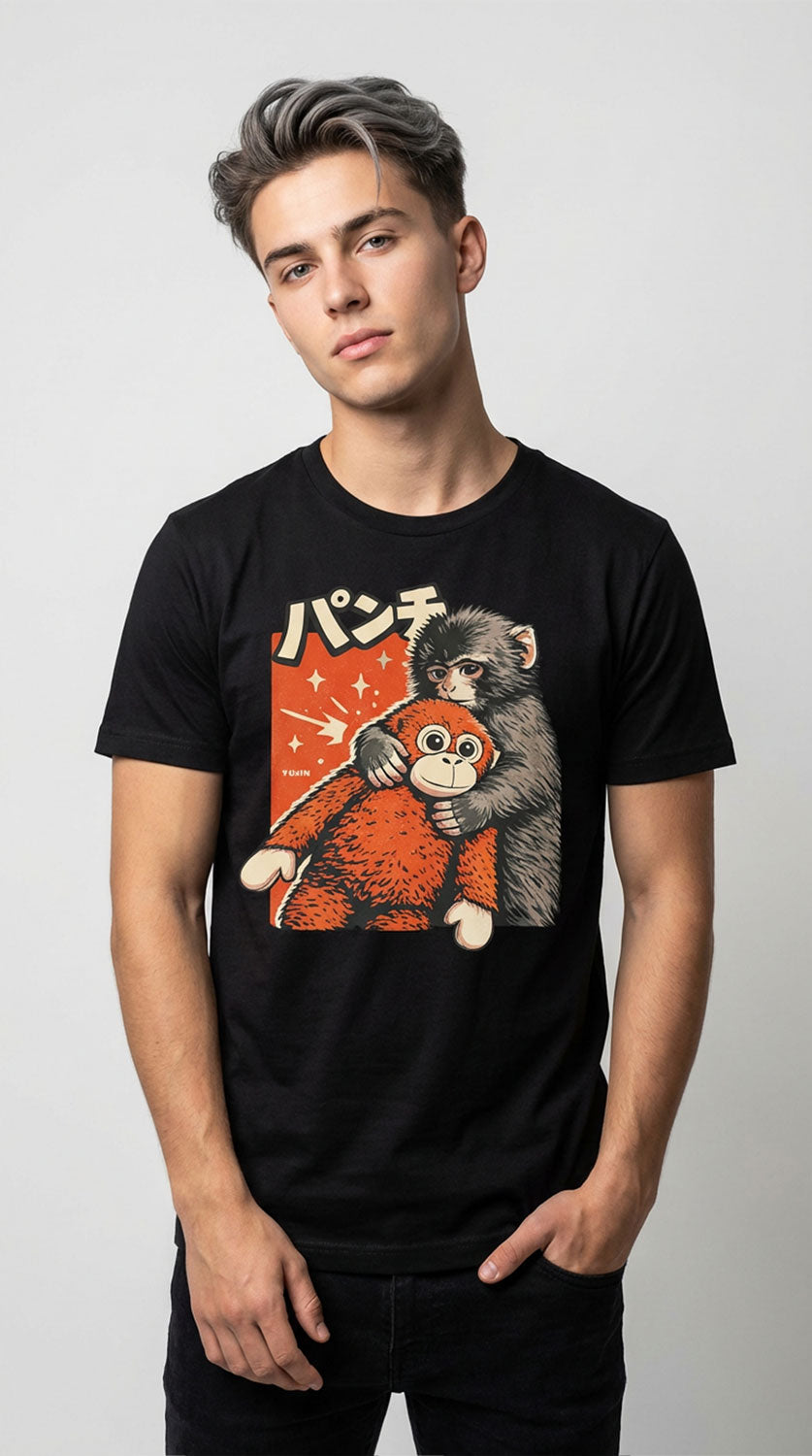 Punch The Monkey 1 T-Shirt | Yūjin Japanese Anime Streetwear