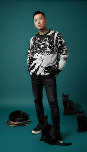 Sudden Attack Knitted Sweatshirt