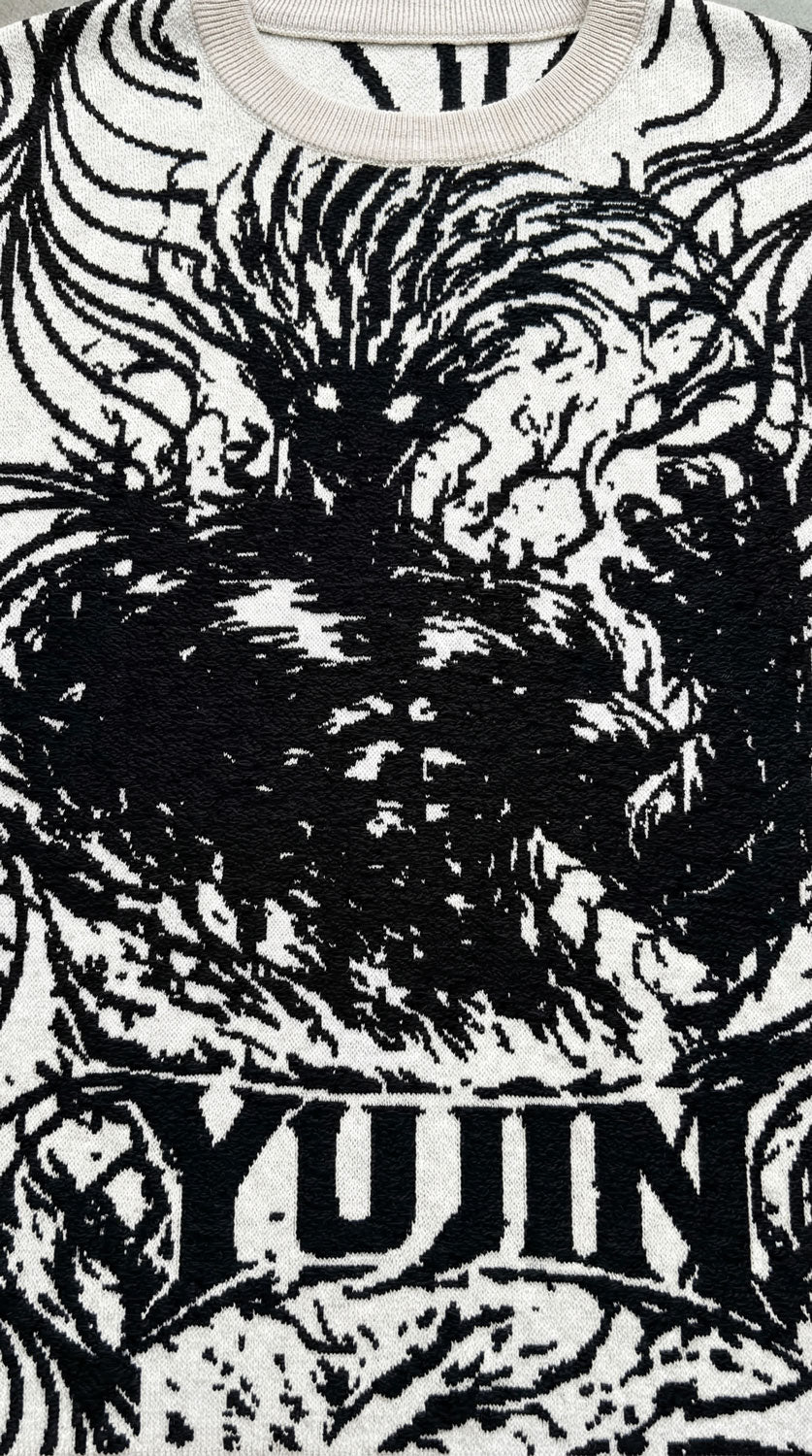 Madness Time Knitted Sweatshirt