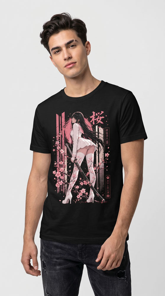 Night Sakura Ronin T-Shirt