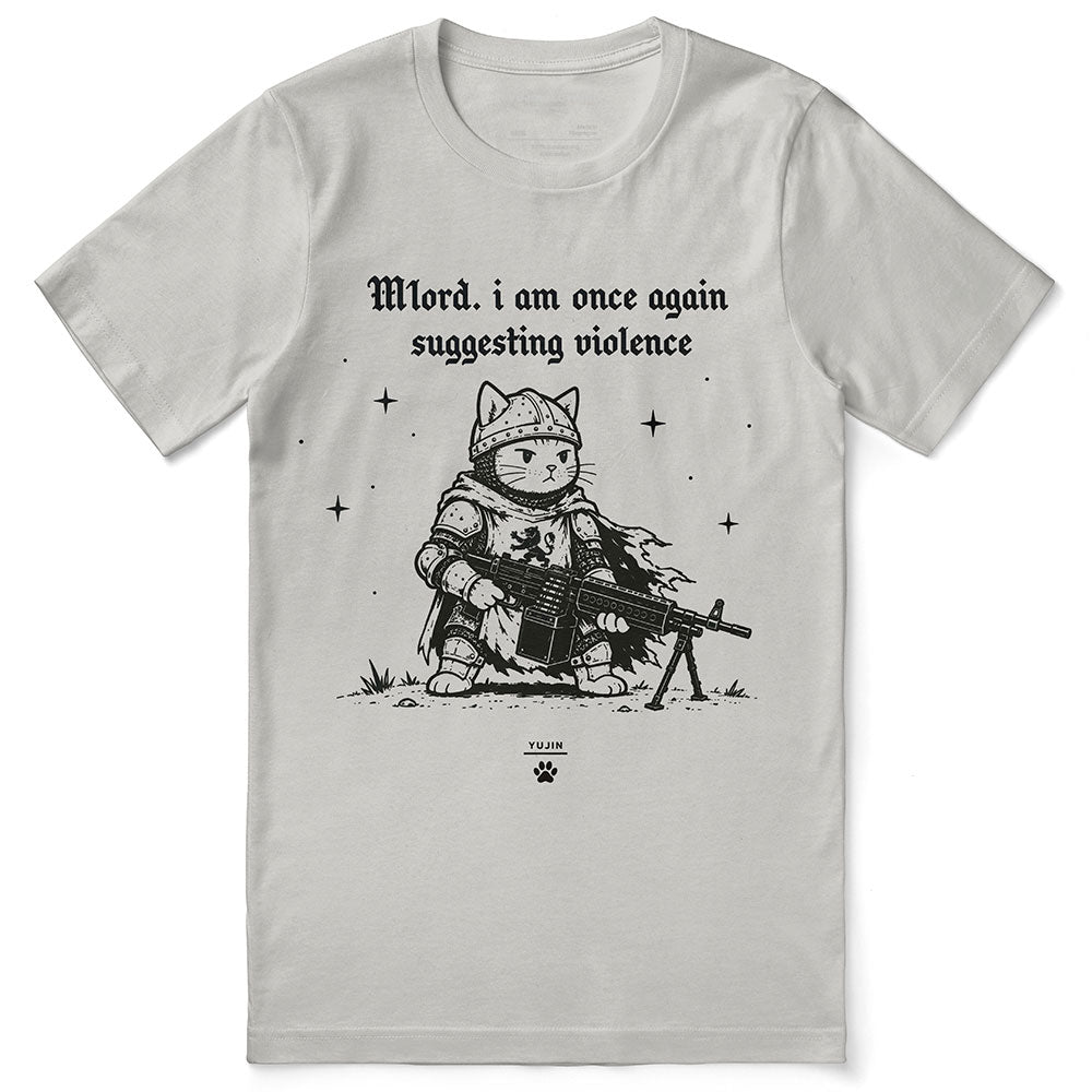 Suggesting Violence Cat T-Shirt