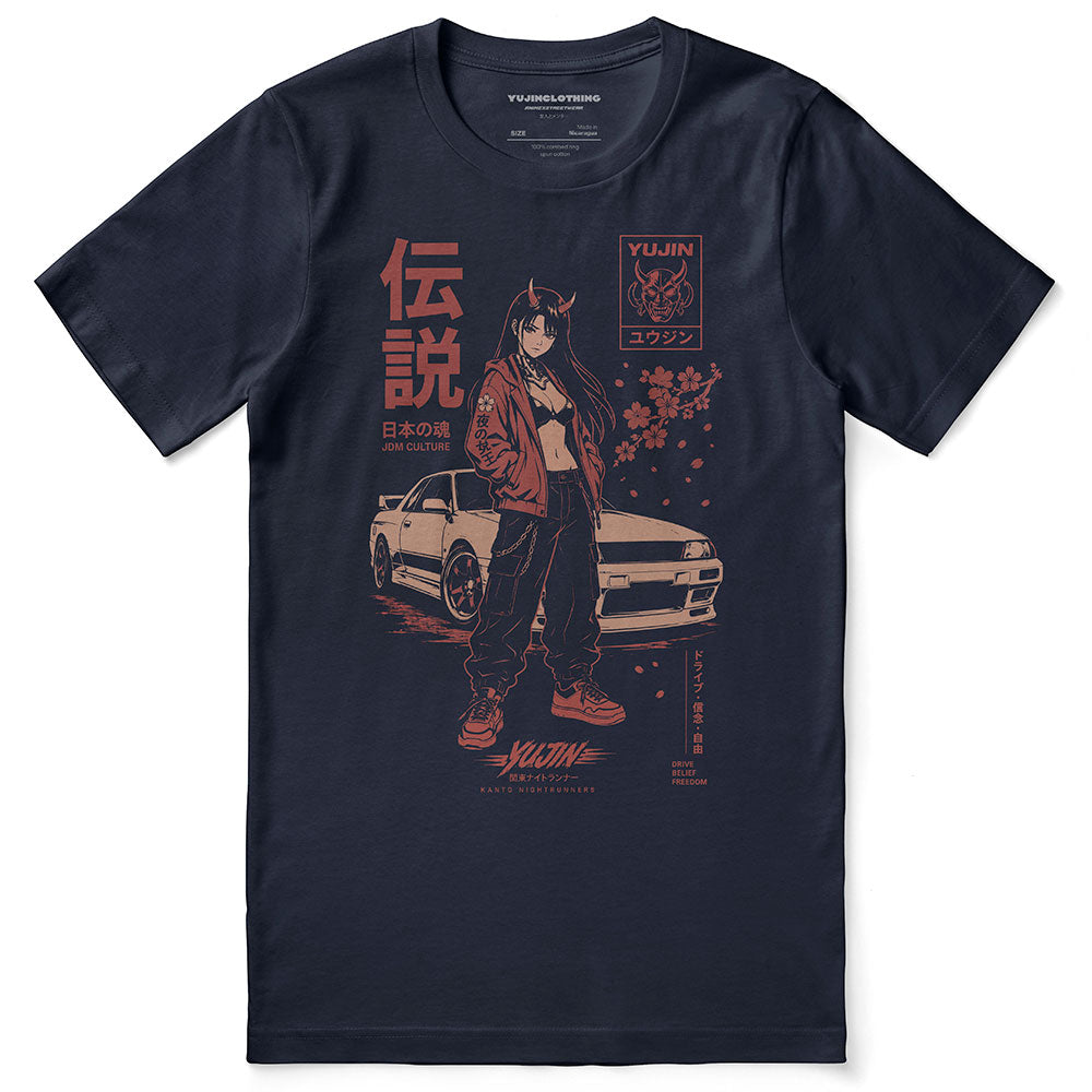 Kanto Night Runners Car T-Shirt