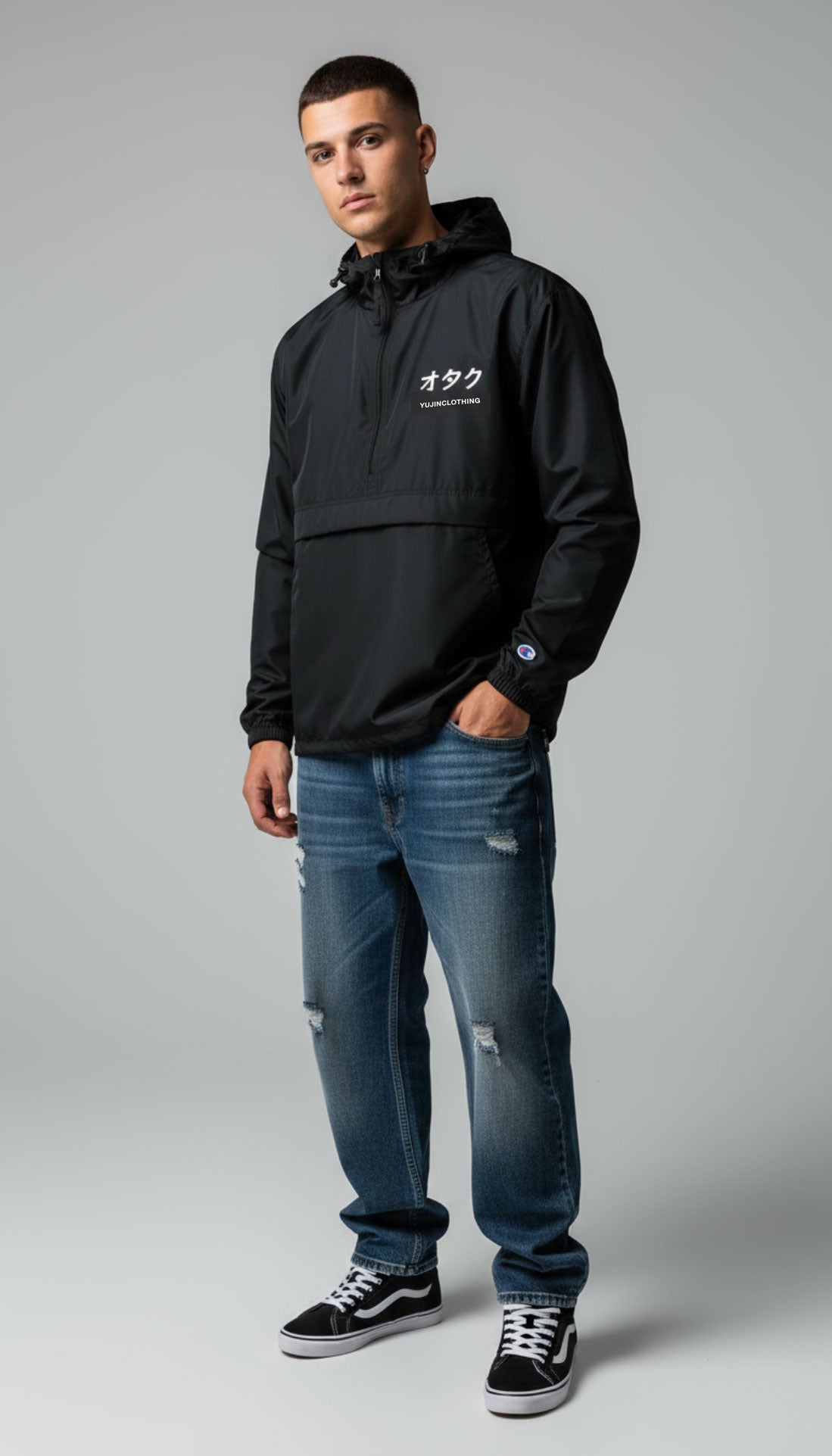 Otaku Champion Packable Jacket | Yūjin Japanese Anime Streetwear