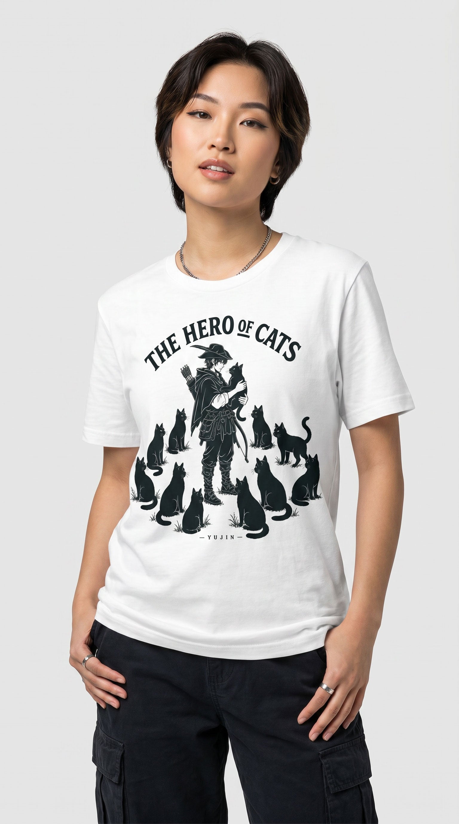 The Hero of Cats Cat T-Shirt