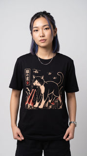 City Destruction Cat T-Shirt