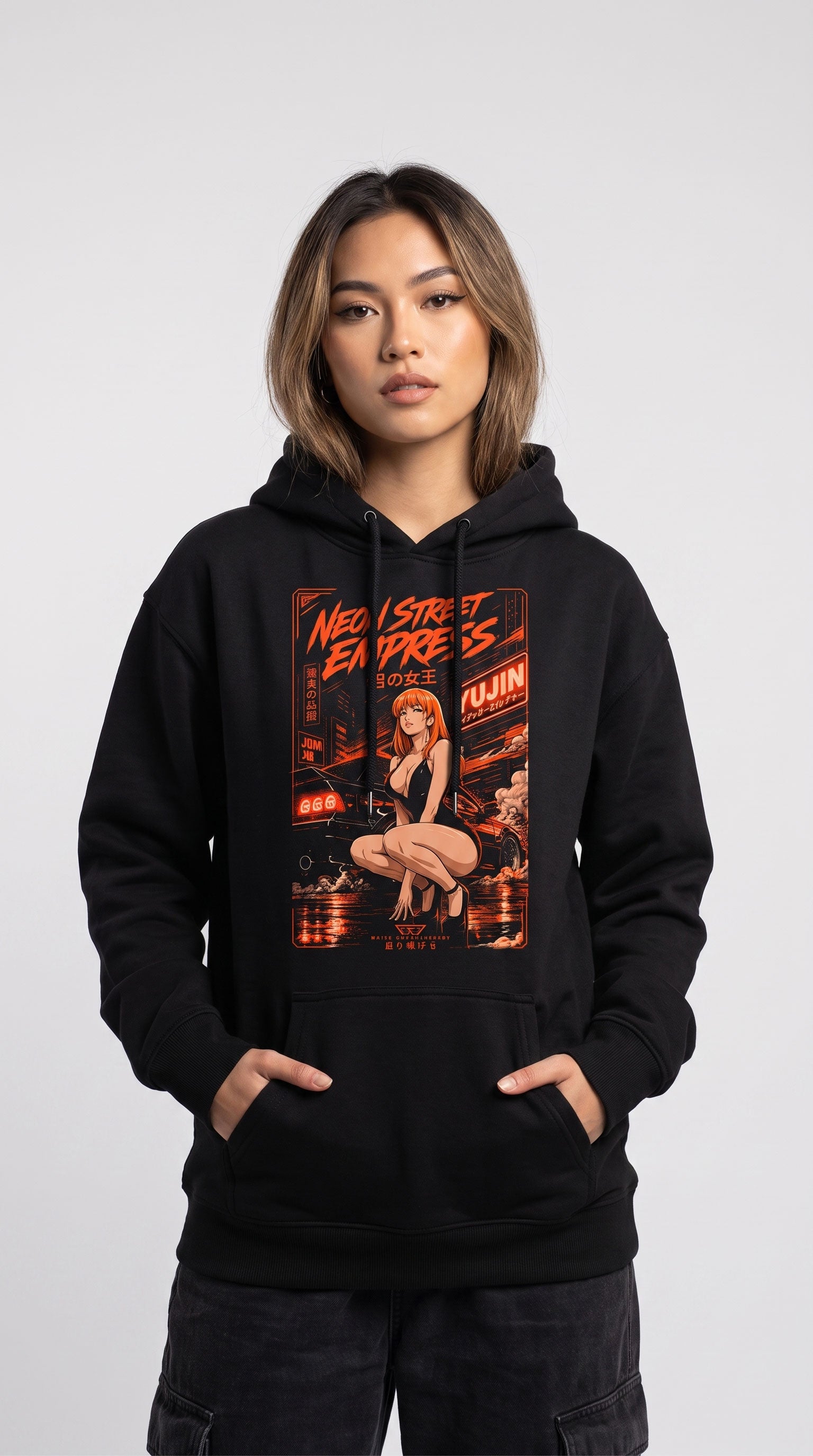 Neon Street Empress Car Hoodie