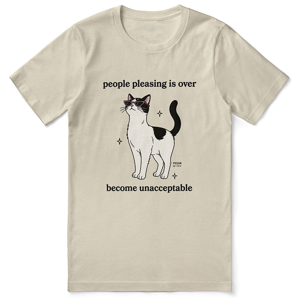 Stop Pleasing Cat T-Shirt