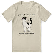Stop Pleasing Cat T-Shirt