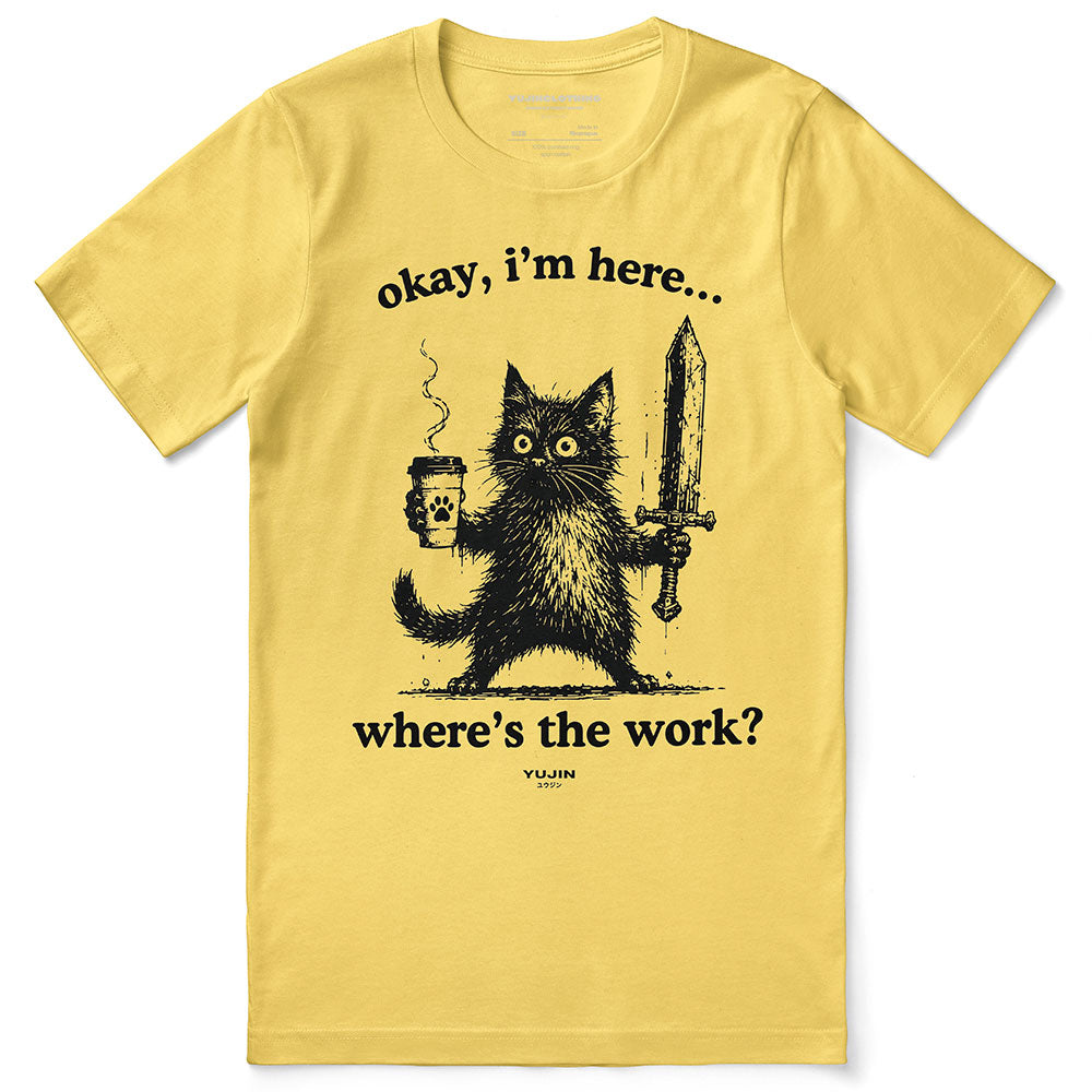 Ready For Work Cat T-Shirt
