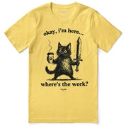 Ready For Work Cat T-Shirt