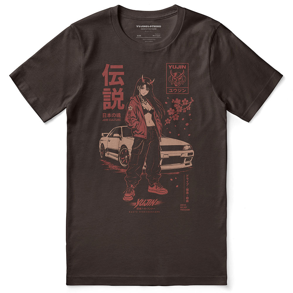 Kanto Night Runners Car T-Shirt