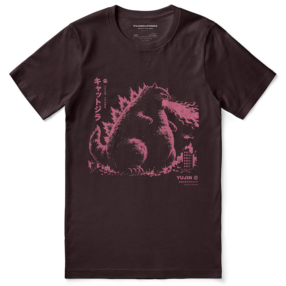 Chonky Catzilla Cat T-Shirt