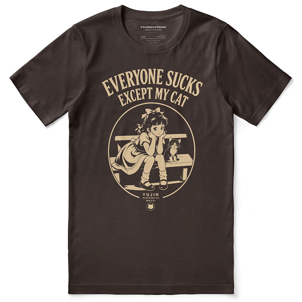 Everyone Sucks Cat T-Shirt