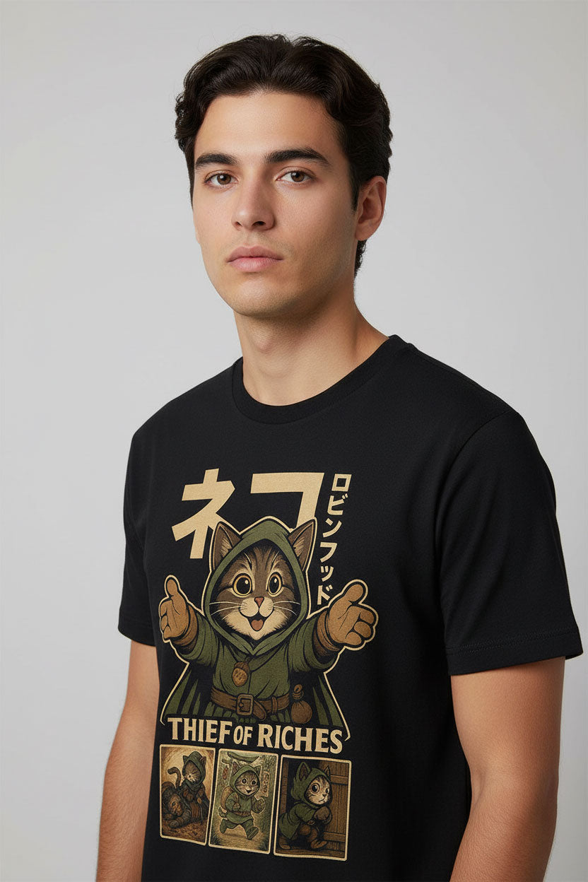 Thief of Riches Cat T-Shirt