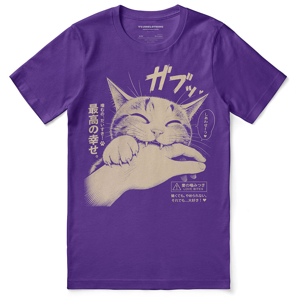 Love Bites Cat T-Shirt