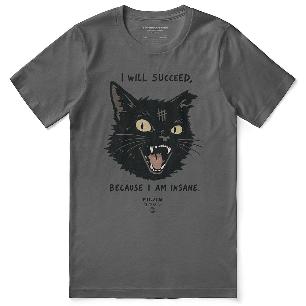 I Will Succeed Cat T-Shirt