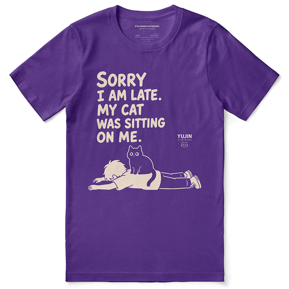 I'm Late Cat T-Shirt