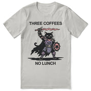 Three Coffees Cat T-Shirt