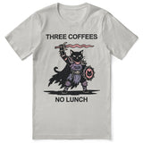 Three Coffees Cat T-Shirt