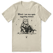Suggesting Violence Cat T-Shirt