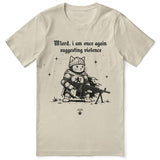 Suggesting Violence Cat T-Shirt
