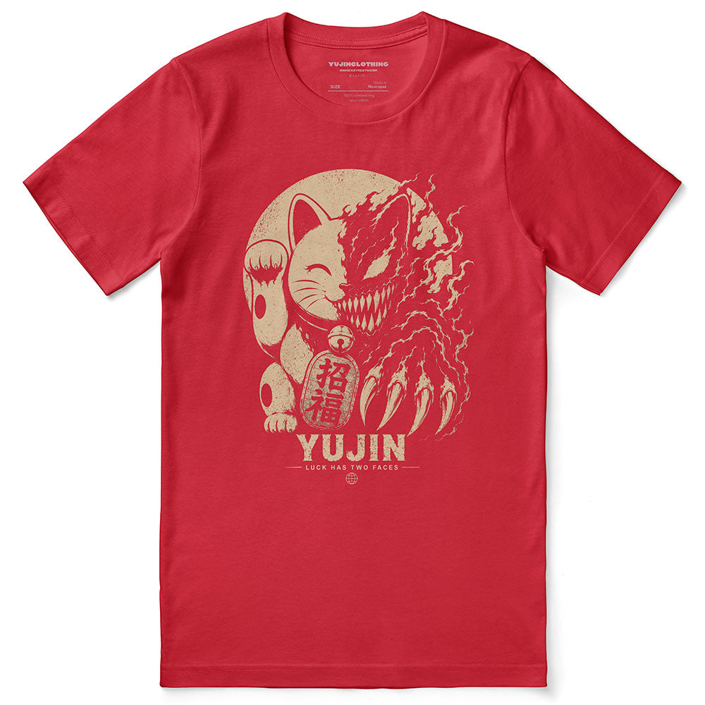 Two Faces Cat T-Shirt