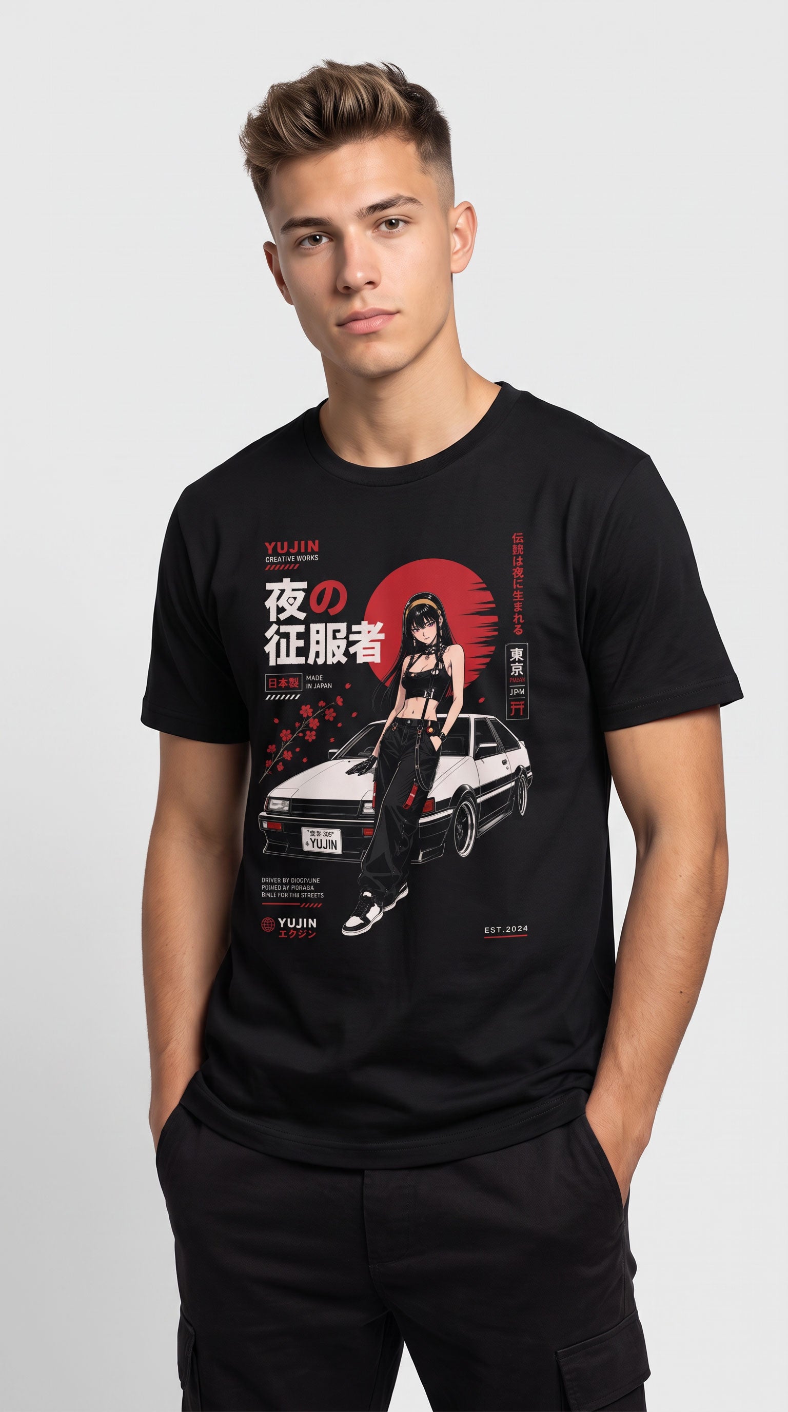 Midnight Tokyo Car T-Shirt