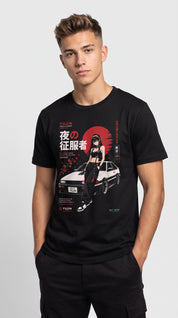 Midnight Tokyo Car T-Shirt
