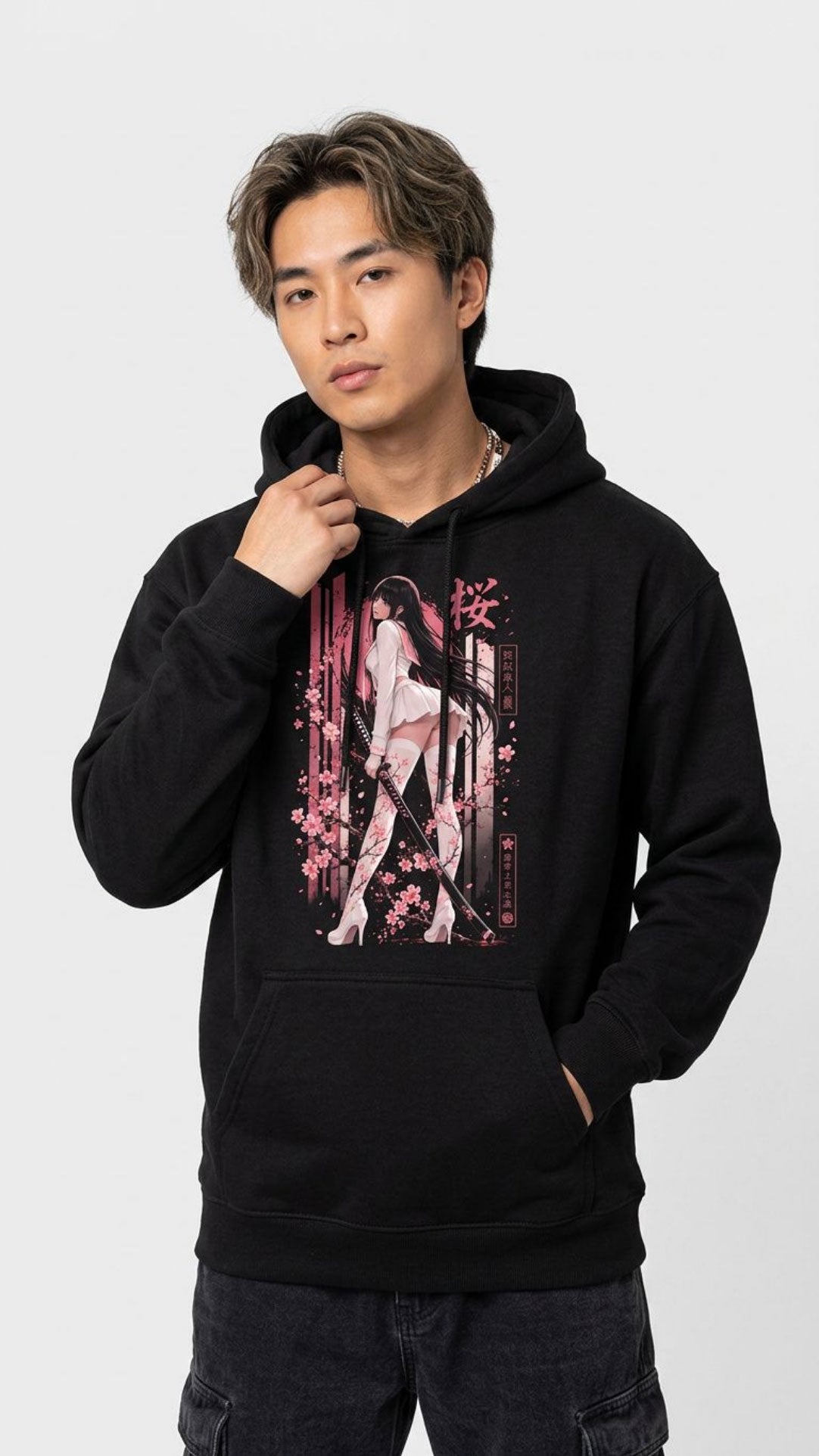 Night Sakura Ronin Hoodie