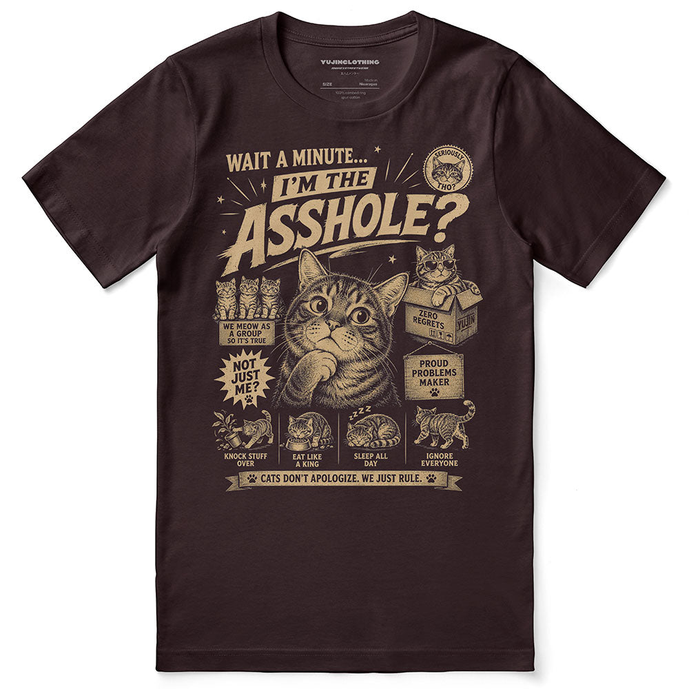 Wait A Minute Cat T-Shirt