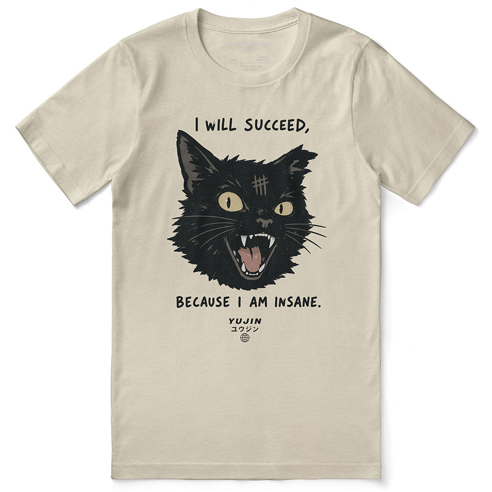 I Will Succeed Cat T-Shirt
