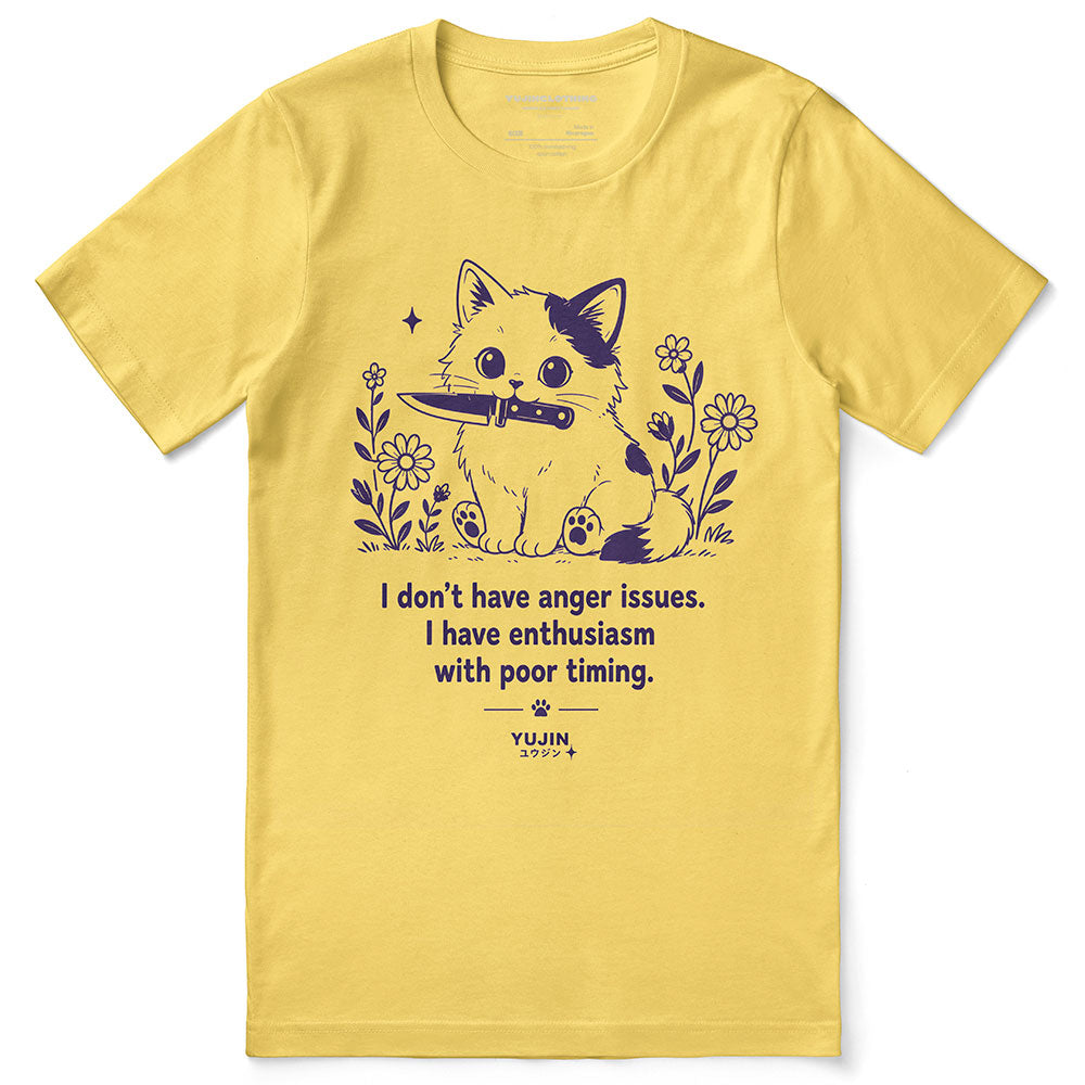 Anger Issues Cat T-Shirt