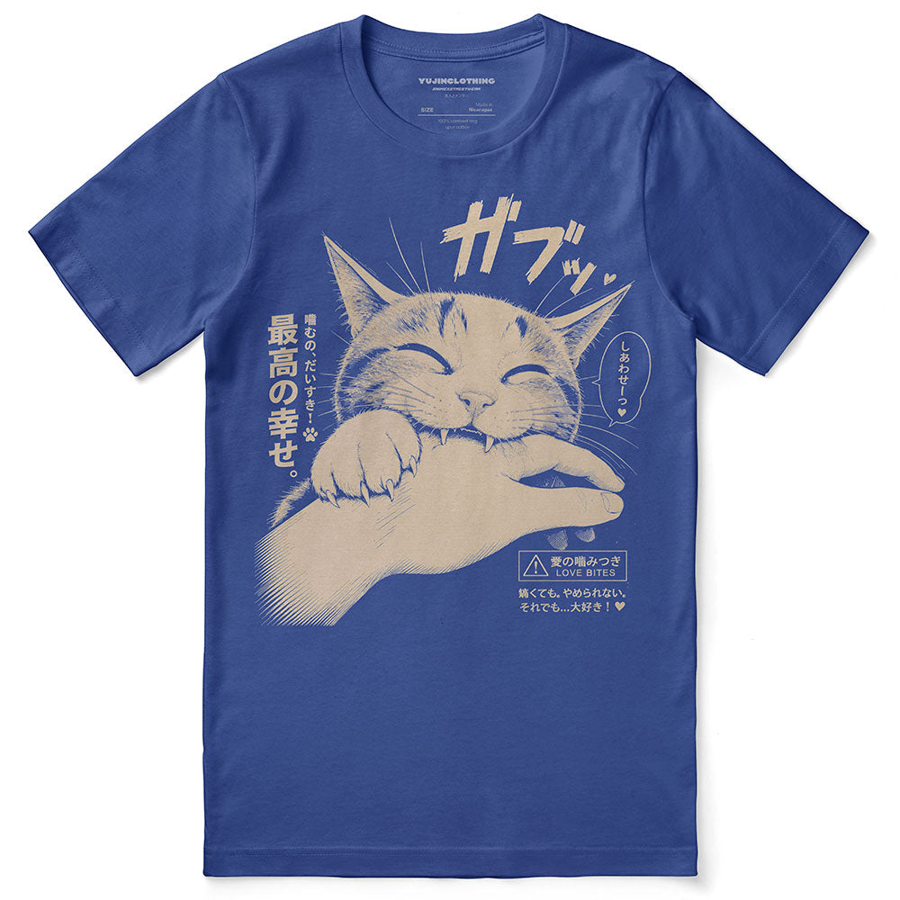 Love Bites Cat T-Shirt