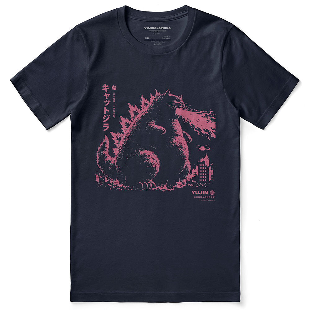 Chonky Catzilla Cat T-Shirt