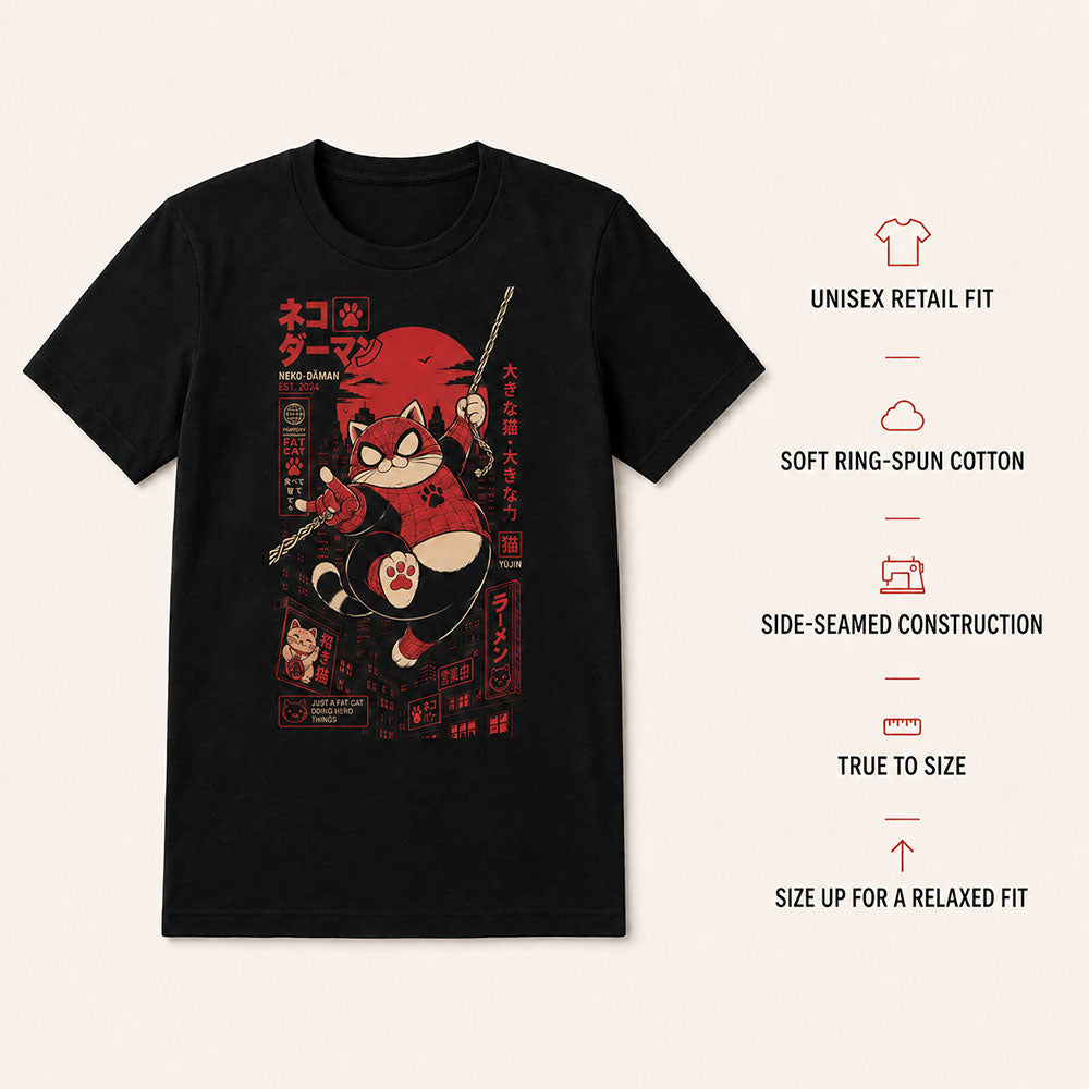 Nekoman Cat T-Shirt