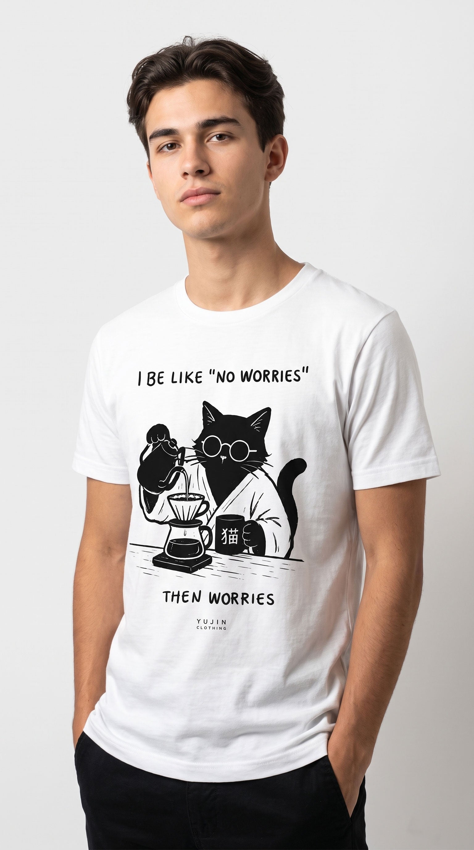 No Worries Cat T-Shirt