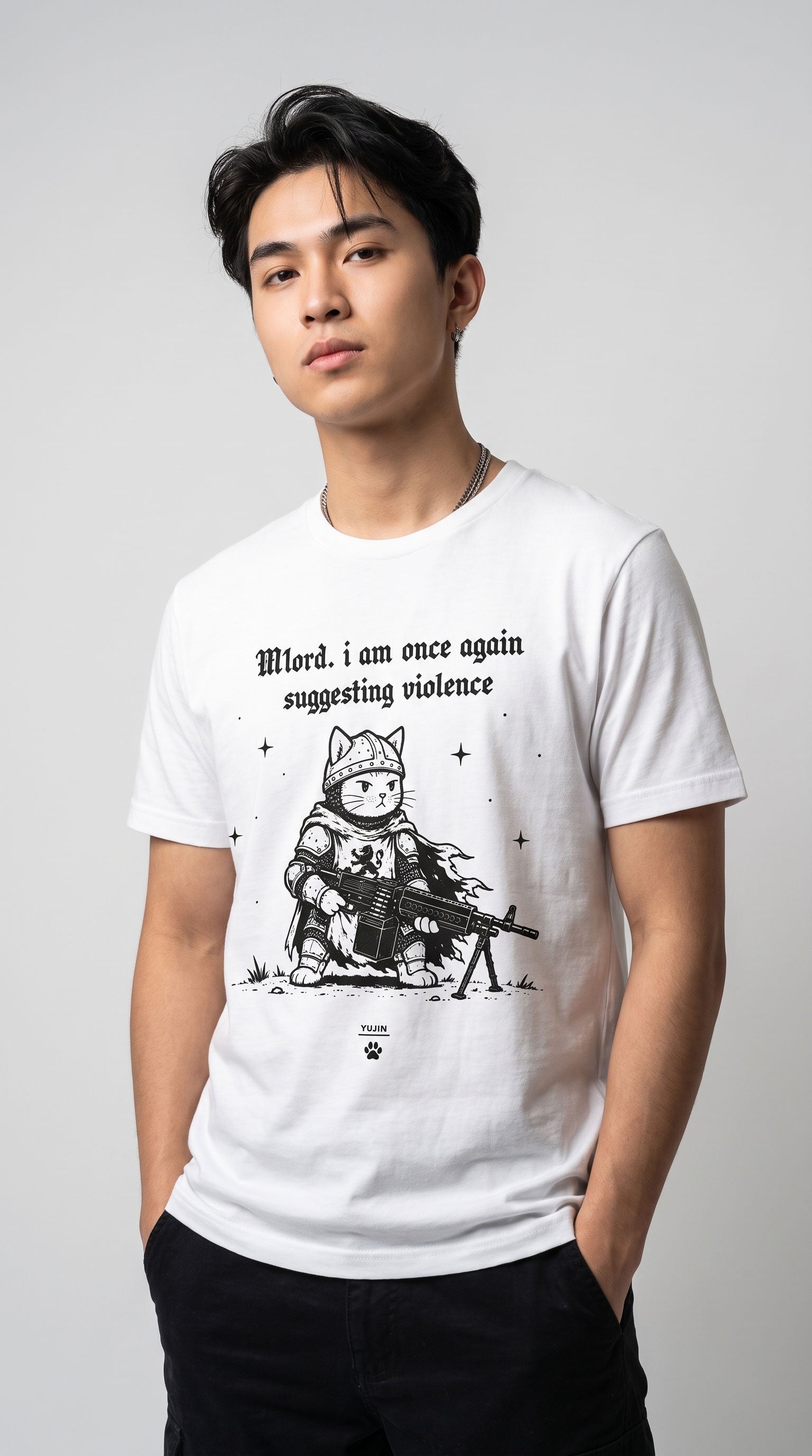 Suggesting Violence Cat T-Shirt