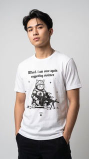 Suggesting Violence Cat T-Shirt