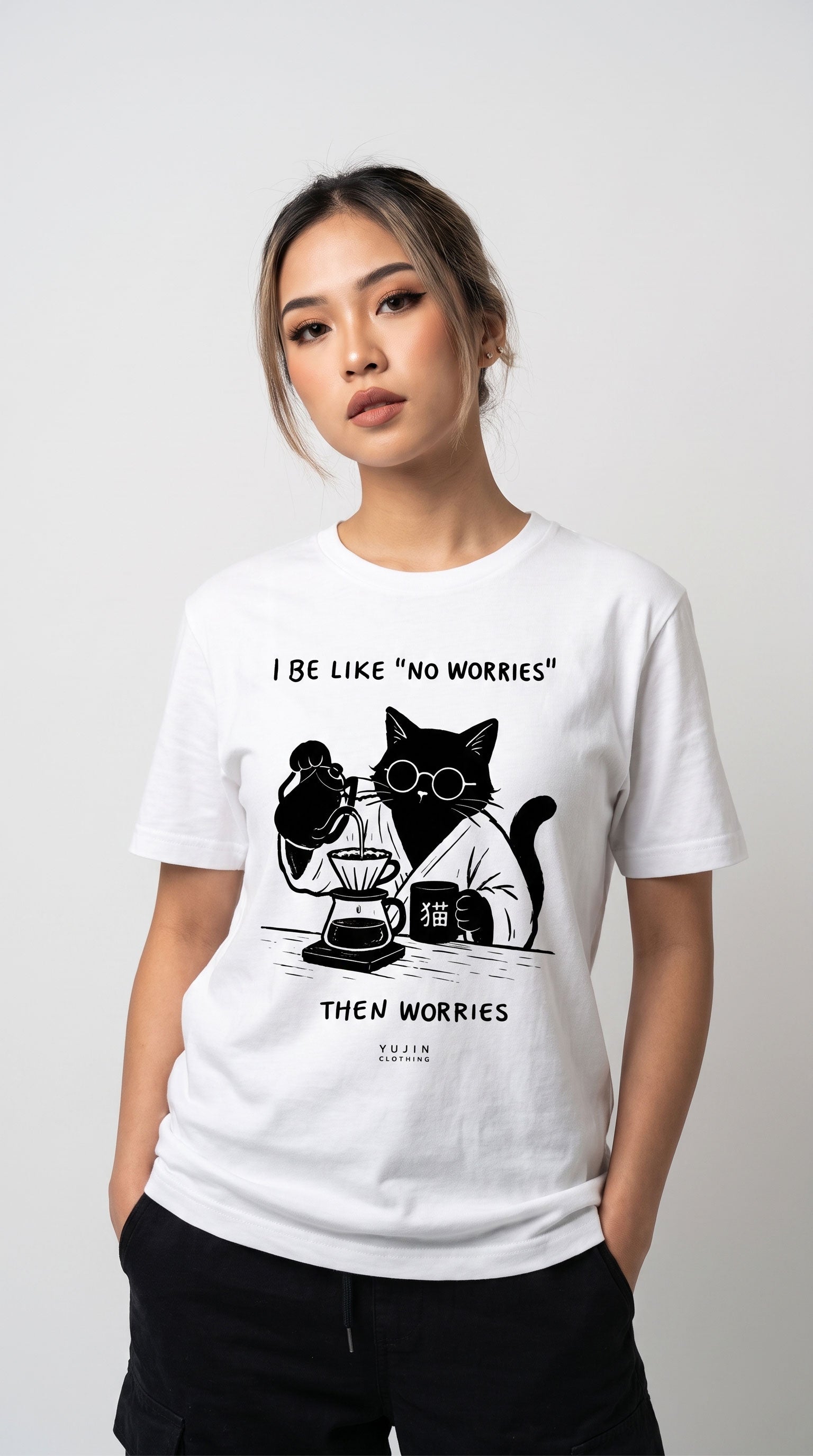 No Worries Cat T-Shirt
