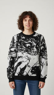 Sudden Attack Knitted Sweatshirt